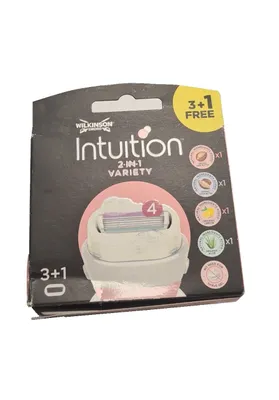 Zdjęcie produktu dla Wilkinson Sword Intuition Summer Variaty, Wymienne ostrza do maszynek dla kobiet, 4 sztuki (PRODUKT Z NIEMIEC)