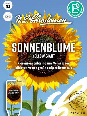 Produktbild von Sonnenblume Yellow Giant | Sonnenblumensamen von N.L. Chrestensen