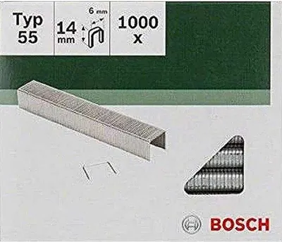 Produktbild von Bosch  Klammern Typ 55 - 6 x 1.08 x 14 mm 1000 Stk.2609255826
