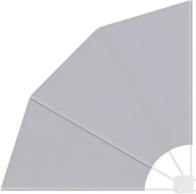 Obrázek produktu pro vidaXL Balkónový paraván 115 x 115 cm, polyester, šedý