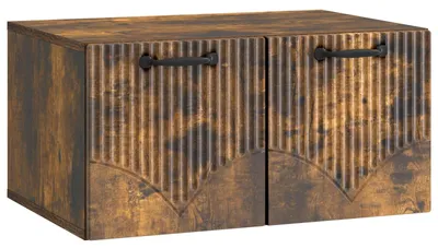 Produktbild von vidaXL Wandmontierter TV-Schrank Geräucherte Eiche 59,5 x 41 x 30 cm