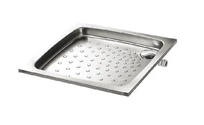 Obrázek produktu pro Sanela Nerezové sprchy - Nerezová sprchová vanička 800x800 mm, antislip SLSN 07