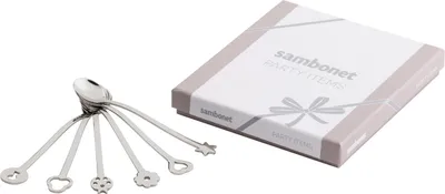 Produktbild von Sambonet S0015 Living Set 6 Partylöffel, Edelst./NEW PORTAFOR