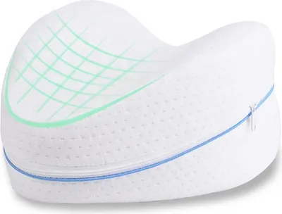 Produktbild von Ergonomický polštář z paměťové pěny mezi kolena - bílý