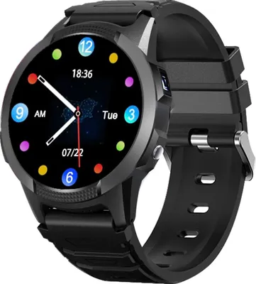 Produktbild von Kinder-Smartwatch mit GPS, Video- und Sprachanrufen, SOS-Taste, Schulmodus, Musik- und Videoplayer, Antispam-Kontaktliste und Pulsmesser.