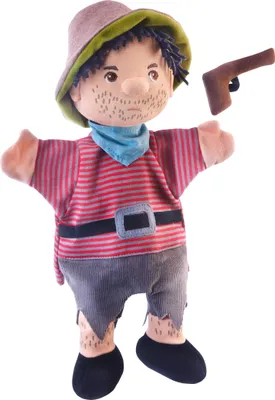 Image de HABA Marionnette Voleur, théâtre de marionnettes, marionnette à main, théâtre de guignol, jeu de marionnettes, 306244