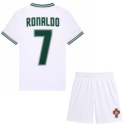 Produktbild von Cristiano Ronaldo Portugal Fußball Trikot Set Auswärts - CR7 - Kind - 152