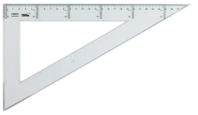 Produktbild von Safta – Zeichendreieck aus Glas, 30 cm (4202930)
