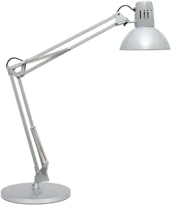 Image de MAUL Lampe de table MAULstudy E27 sans ampoule Pied argenté