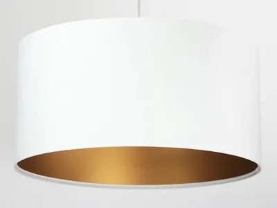 Zdjęcie produktu dla Lampa wisząca HOME 50 biała/złota