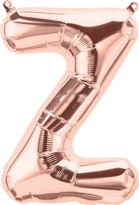 Produktbild von Folienballon Buchstabe Z, rosegold, ca. 100 cm