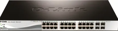 Produktbild von D-Link DGS-1210-28P 28-Port Layer2 PoE Gigabit Smart Managed Switch