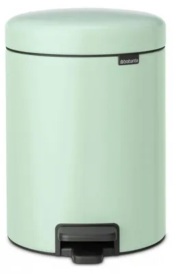 Obrázek produktu pro Brabantia 233883, 5 l, Kulatý, Ocel, Zelená, Plast, Pedál