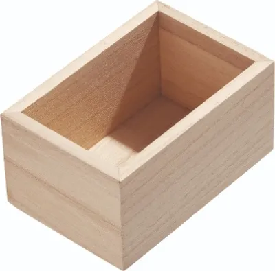 Produktbild von Schubladenorganisator, 12,7 x 8,4 x 6,3 cm, Paulownia Holz - iDesign | Eco Wood