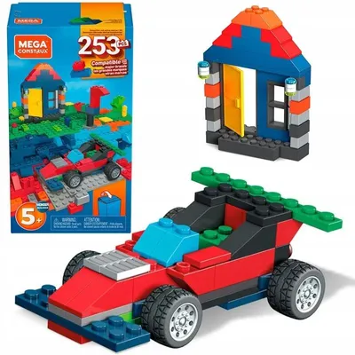 Produktbild von Mattel Konstruktionsspielzeug 3-in-1 Set Auto für Kinder
