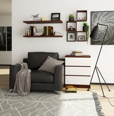 Obrázek produktu pro Komoda 60 cm se 3 zásuvkami, příborník, skříňka, výška 77 cm, hloubka 40 cm