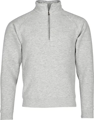 Produktbild von Fruit of the Loom Premium Zip Neck Sweat ,Farbe: graumeliert ,Größe: M