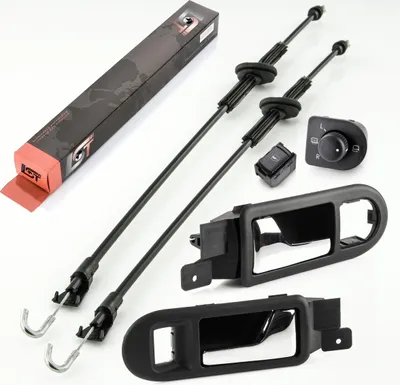 Produktbild von Set Türöffner Griff Spiegelschalter Fensterheber Seilzug für VW Passat 3B 3BG B5