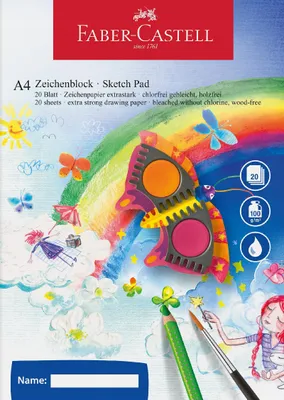 Productafbeelding van FABER-CASTELL 400052623 FABER-CASTELL Zeichenblock DIN A4
