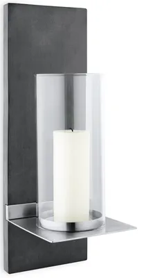 Immagine prodotto di BLOMUS applique in acciaio inox FINCA piccolo portacandele 65422