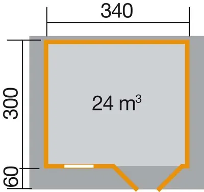 Produktbild von weka Gartenhaus 109 Gr. 2