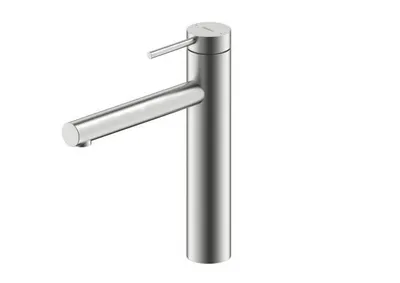 Immagine prodotto di NABER NAMOR 1 miscelatore in acciaio inox spazzolato con bocca fissa girevole / Miscelatore da cucina / Miscelatore monocomando