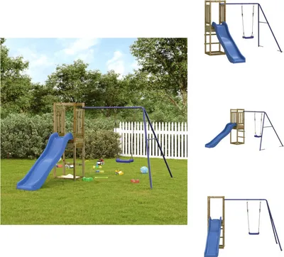 Produktbild von vidaXL Spielturm Imprägniertes Kiefernholz -  Schaukeln & Spieltürme