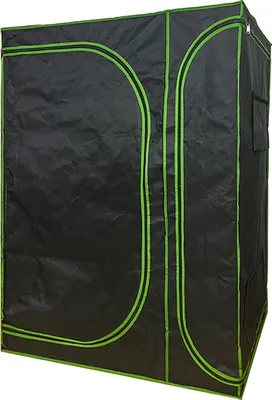 Produktbild von Grow Box Grow Zelt für Pflanzen Gewächshaus Garten Anzucht Gemüse Kräuter Schrank Indoor 160 x 120 x 205 cm Blumen klein Tomaten Hydro Green Kingpower