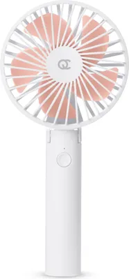 Produktbild von FlinQ Handventilator – Tragbarer Mini-Ventilator, USB wiederaufladbar, kabellos, Tischventilator – Rosa