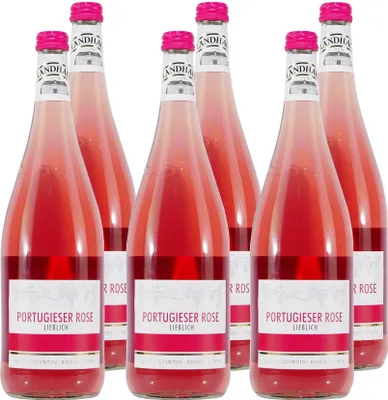 Produktbild von Landhaus Portugieser Rosé -lieblich- (6 x 1,0L)