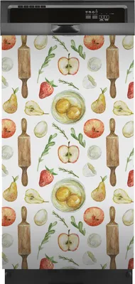Produktbild von Magnete Dekorative 45x80 cm Küche Magnetmatte Spülmaschine - Äpfel Birnen Eier Erdbeeren