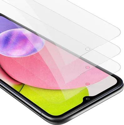 Obrázok produktu pre Cadorabo 3x pancierovaná fólia pre Samsung Galaxy A03s ochranná fólia z transparentného tvrdeného ochranného skla
