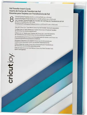 Image de Cartes à découper pour traceur de découpe Cricut Joy (8 unités)