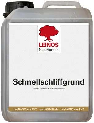Produktbild von Leinos Schnellschliffgrund 625 2,5 Liter | wasserbasierte, gut schleifbare Grundierung für saugfähige Massivholzmöbel im Innenbereich | schützt vor Öl-Absacken & Holzanfeuerung
