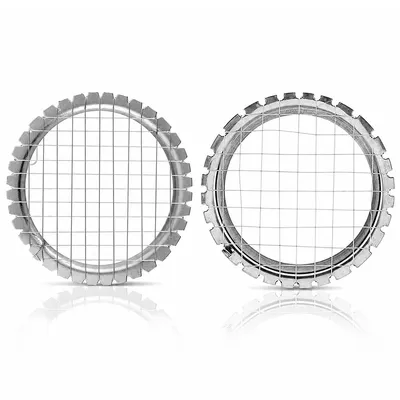 Produktbild von Eierschneider Edelstahl 2er Set, 5mm & 8mm Eierhobel für Eier Obst Gemüse, Küchenhelfer zum Schneiden von Tomaten Kartoffeln Käse