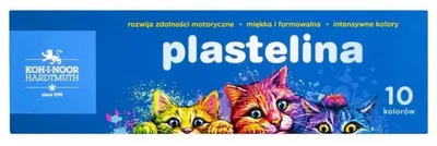 Immagine prodotto di Plastelina Kotki 10 kolorów