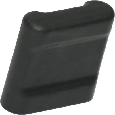 Produktbild von Möbelknopf Softtouch Metall/Zamac/Gummi schwarz Lochabstand 32 mm LxBxH 46/15/45 mm