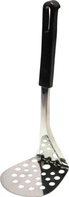 Zdjęcie produktu dla Fackelmann 24399, Ugniatacz do ziemniaków, Czarny, Stal nierdzewna, Stal nierdzewna, Dziurka do wieszania, 1 szt., 240 mm