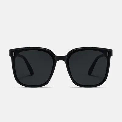 Zdjęcie produktu dla INF Stylowe czarne okulary przeciwsłoneczne z zieloną powłoką wewnętrzną
