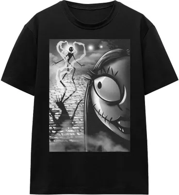 Immagine prodotto di The Nightmare Before Christmas - Maglietta da uomo/donna Unisex TV17045 (S) (Nero)