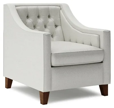 Produktbild von Stuhl 1x Esszimmer Polsterstuhl Fernseh Lounge Textil Sitz Sessel Chesterfield