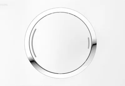 Obrázok produktu pre REHAU MEPA Zero WC splachovacia doska 2 objemy, biela, 1 ks.