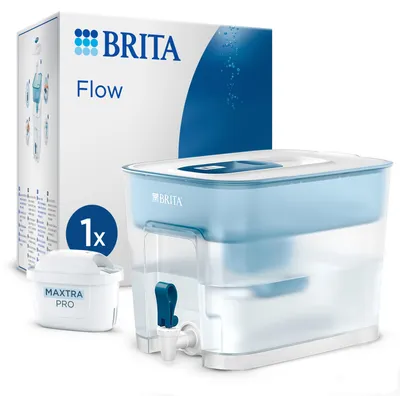 Produktbild von Brita Flow Wasserfilter-tank Mit 1 Maxtra Pro Pure Performance Filterkartusche Silber  Silber One Size