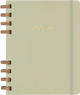 Produktbild von Moleskine 12 Monats Studienplaner Mit Spiralbindung 2023/2024 Xl, Wochen-Monatskalender, Hard Cover, Crush Kiwi
