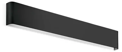 Produktbild von Delta Modern Metall Schwarz Led Wandleuchte 19,5W 4000K Natürliches Licht