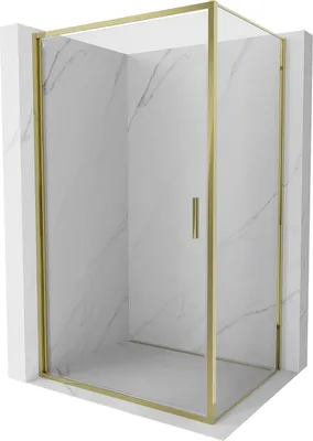 Immagine prodotto di Mexen Exo cabina doccia battente 95 x 70 cm, trasparente, dorata - 817-095-070-50-00