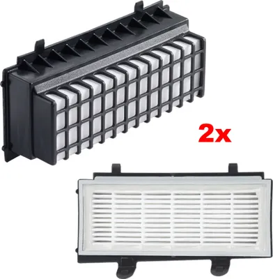 Produktbild von 2x HEPA Filter für Bosch Staubsauger Relaxx'x BGS51410 / BGS51431 / BGS5330A / BGS5331 / BGS5335 alternativ Filter 00577281, 00573928
