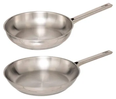 Produktbild von 2er-Set Edelstahlpfannen 24 28 cm