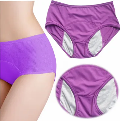 Obrázok produktu pre Fialové menštruačné nohavičky 3XL