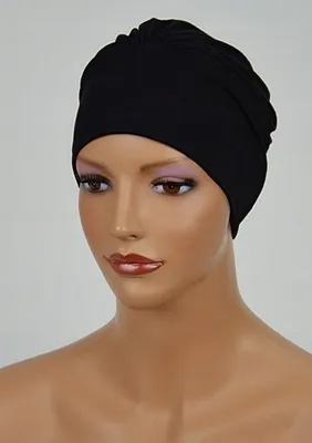 Produktbild von Eva Design Jasmina Turban Kopfbedeckung Damen schwarz Bambus